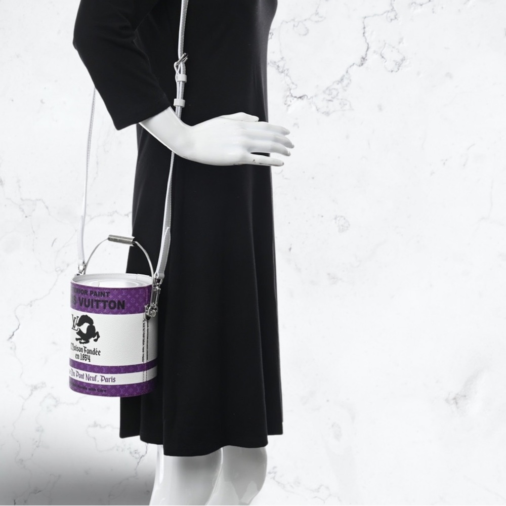 Louis Vuitton Monogram LV Paint Can Purple - Picture 2 of 16